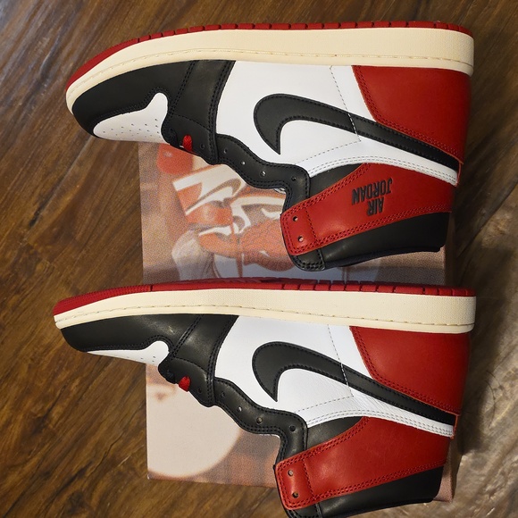 NEW Nike Air Jordan 1 Retro Reimagined Red Black - Picture 5 of 9